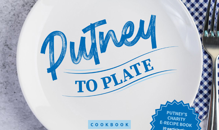 Putney to Plate cookbook! Article Positively Putney On a Plate in Living In Barnes, East Sheen & West Putney magazine